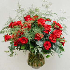 Beautiful Flower Arrangement with lots of roses