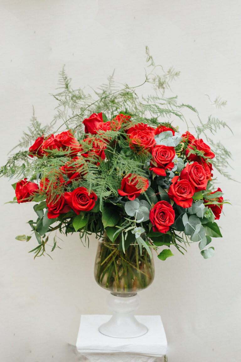 Beautiful Flower Arrangement with lots of roses